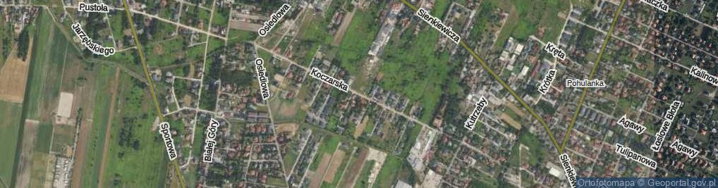 Zdjęcie satelitarne Koczarska ul.